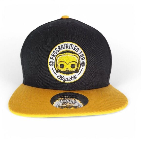 Funko Pop Star Wars Programmed For Etiquette Snapback Baseball Cap Hat - Picture 1 of 8